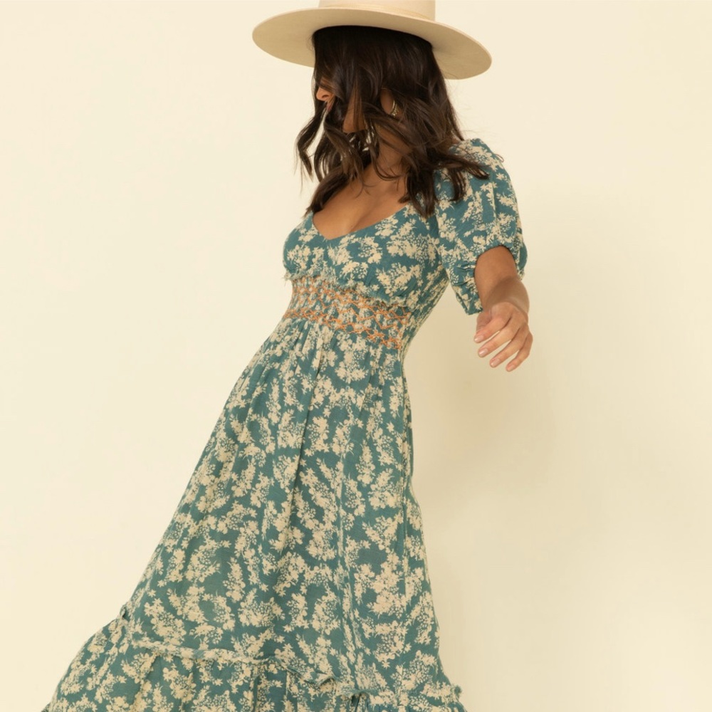 Free People // Ellie Printed Maxi Dress